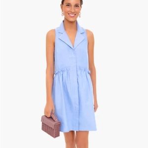 Tuckernuck Oxford Royal Blue Shirt Dress